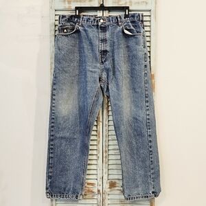 BERNE FR Jeans Mens 40×30 Med Wash Flame Resistant HRC 2 Straight Workwear Denim